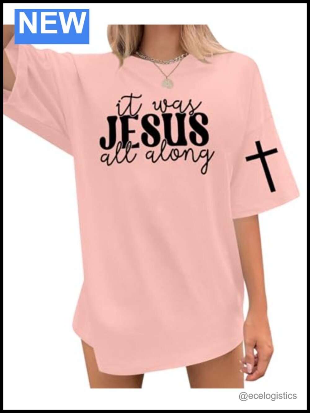 Make Heaven Crowded Short Sleeve T-Shirt Oversized Christian Graphic Tee